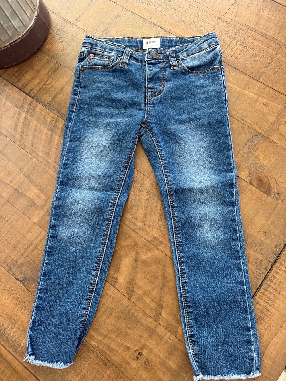 Hudson Jeans Kids Skinny Jeans in Medium Blue